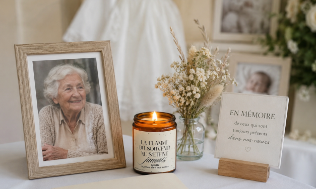 Table des absents au baptême : créer un espace mémoire pour les proches disparus