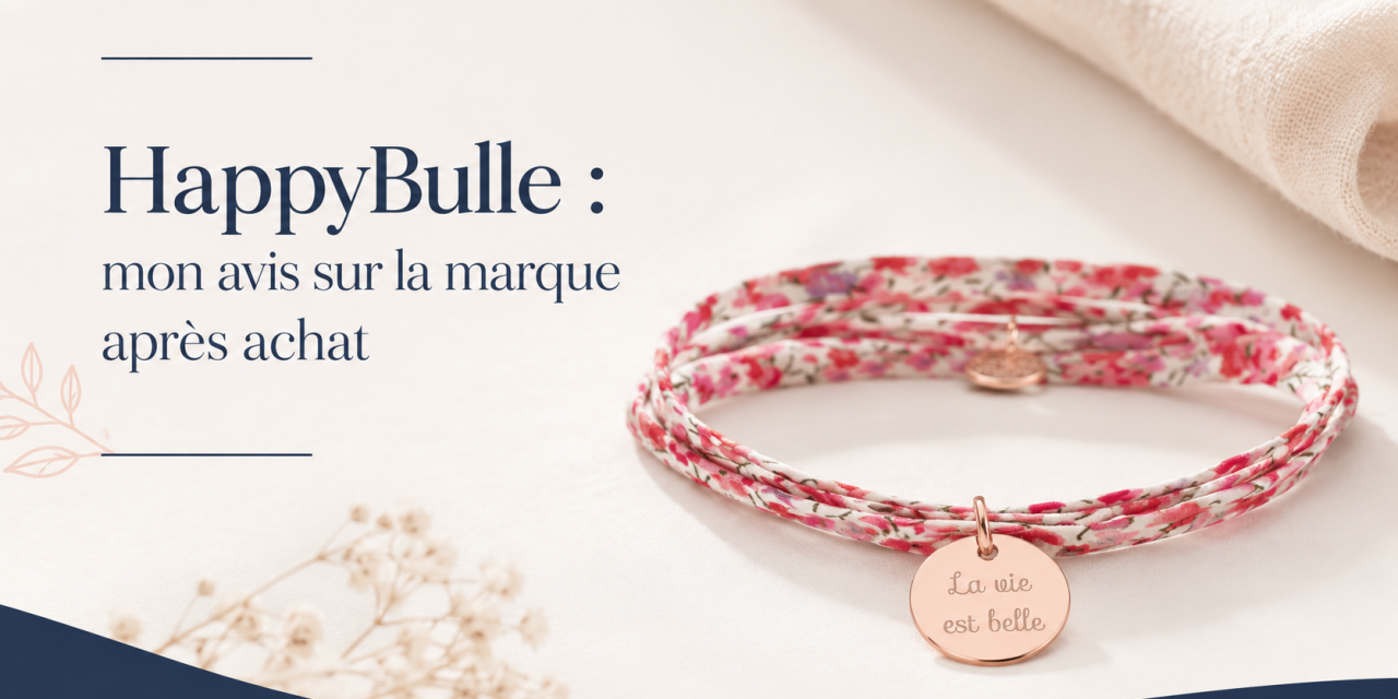 HappyBulle : mon avis sur la marque après avoir offert un bracelet personnalisé pour un baptême